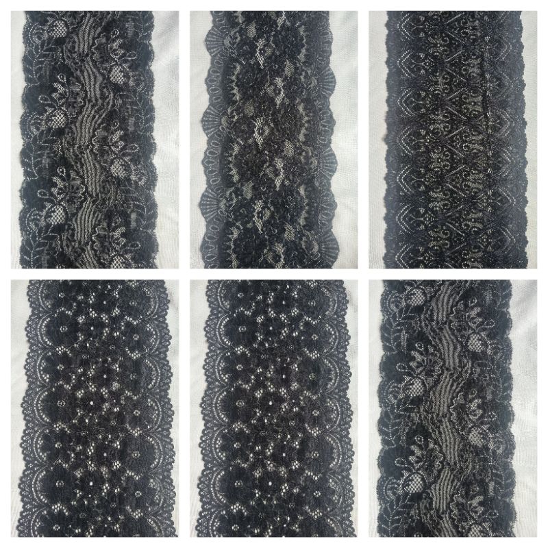 Jual renda stretch, renda strech, renda street, renda elastis, renda ...