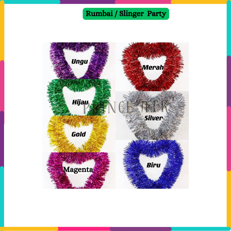 Jual Rumbai /Slinger / Slayer Warna Warni Panjang 120 CM | Shopee Indonesia
