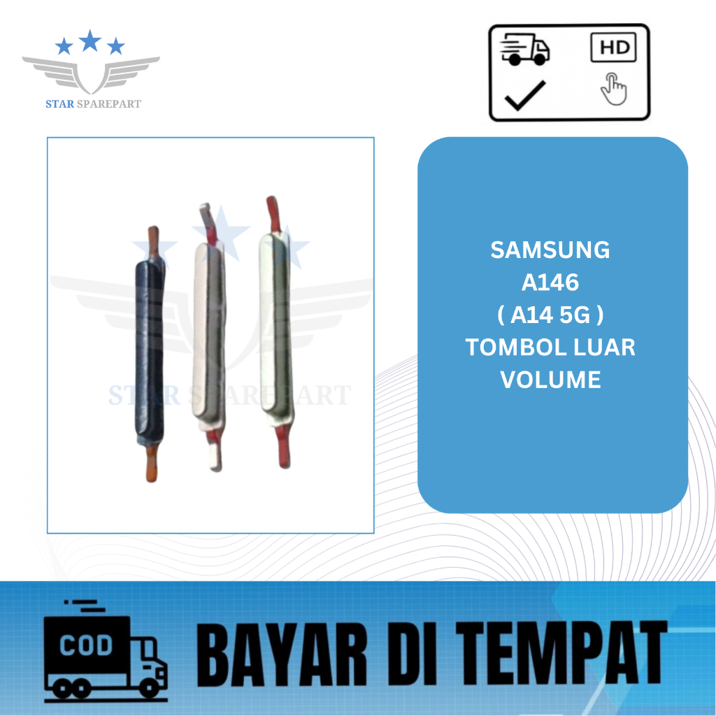 Jual TOMBOL LUAR KEYPAD VOLUME SAMSUNG A146 ( GALAXY A14 5G ) | Shopee ...