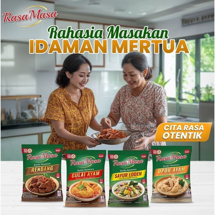 Jual [ BERKAH ] Rasa Masa Bumbu Nusantara 40gr Sayur Lodeh Gulai Ayam ...
