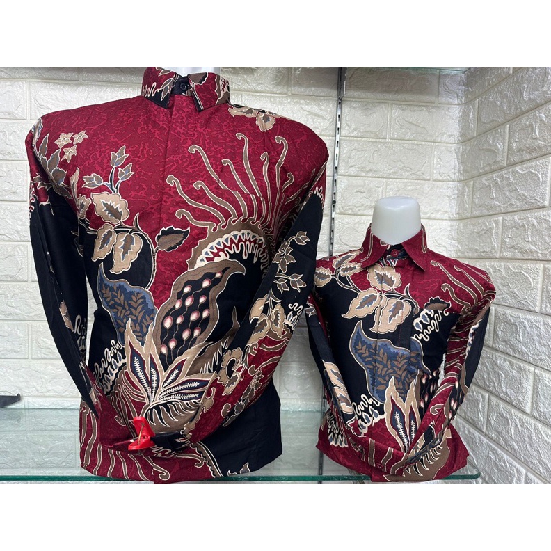 Jual KODE H78L Baju Batik Couple Ayah dan Anak COD | Shopee Indonesia