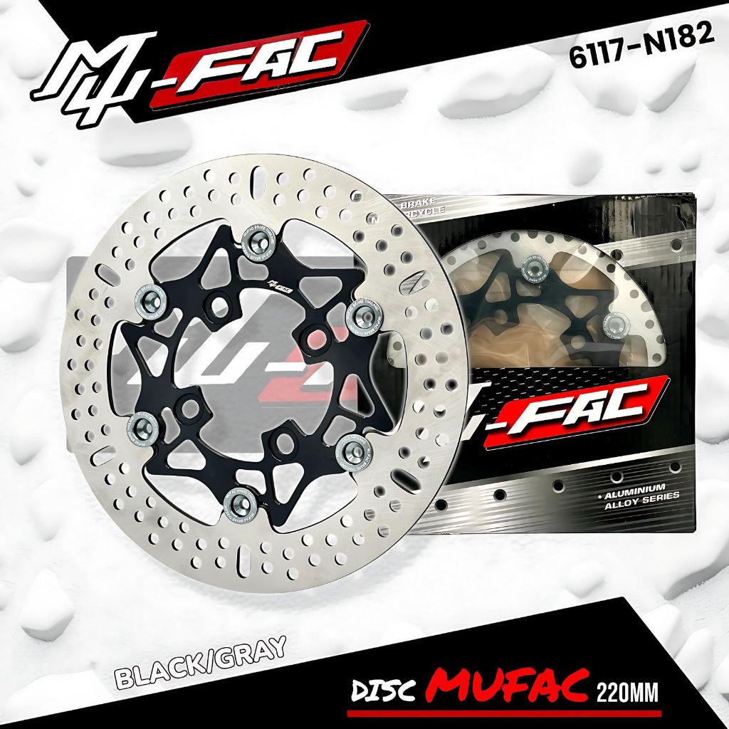 Jual Cakram Depan MUFAC N182 Floating Disc 220mm lubang 4 | Shopee ...