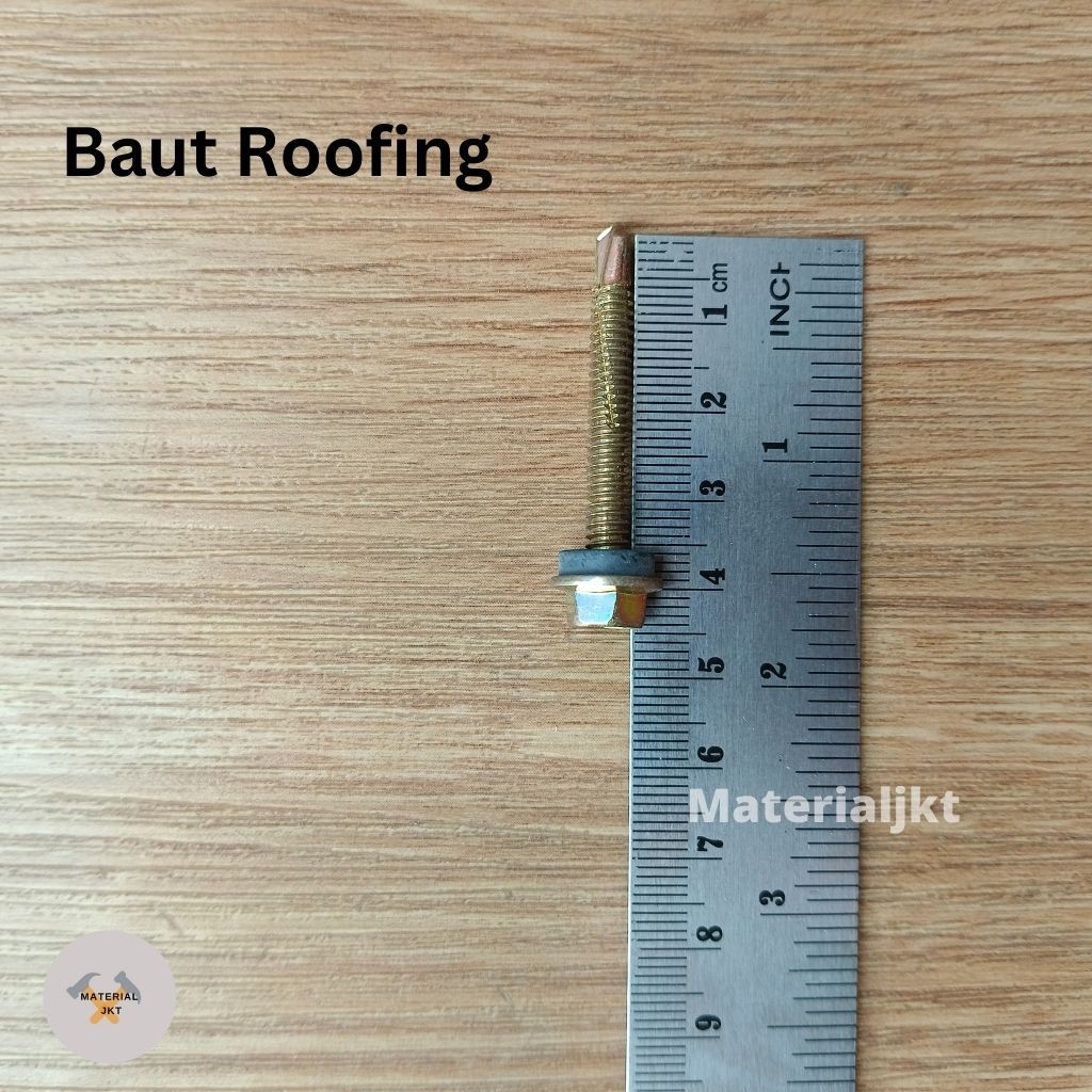 Jual Baut Roofing Skrup Roping 2,5 3 4 5 7 10 CM Atap Asbes Fiber ...