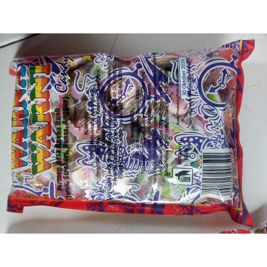 Jual Permen warna warni permen priwit permen siul 1 pak isi 50 pcs ...