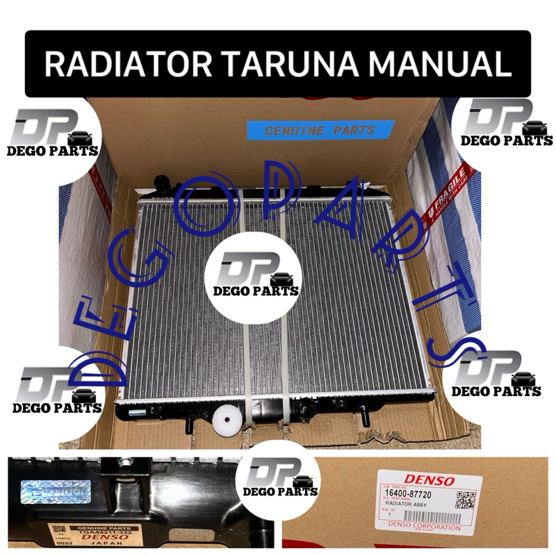 Jual RADIATOR ASSY TARUNA MANUAL ASLI ORIGINAL DENSO JAPAN | Shopee ...