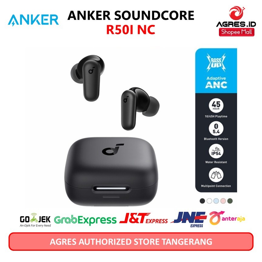 Jual ANKER SOUNDCORE R50I NC TWS ANC BLUETOOTH 5.4 LOW LATENCY GAMING ...