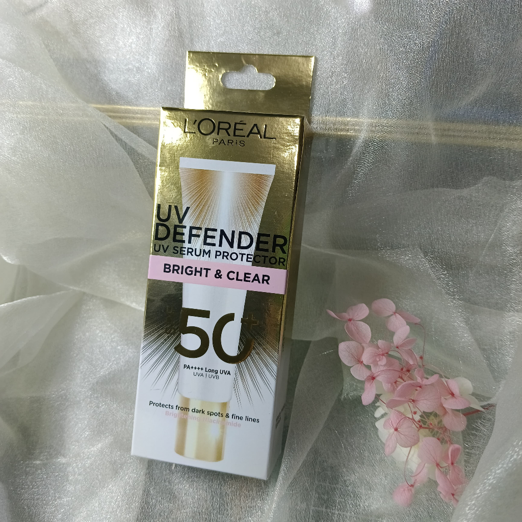 Jual LOREAL UV DEFENDER BRIGHT & CLEAR SPF 50+ PA++++ - 30ML | Shopee ...