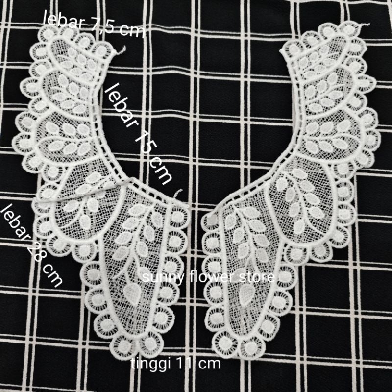 Jual renda Krah lebar 25cm tinggi 28 cm harga per 1 pcs | Shopee Indonesia