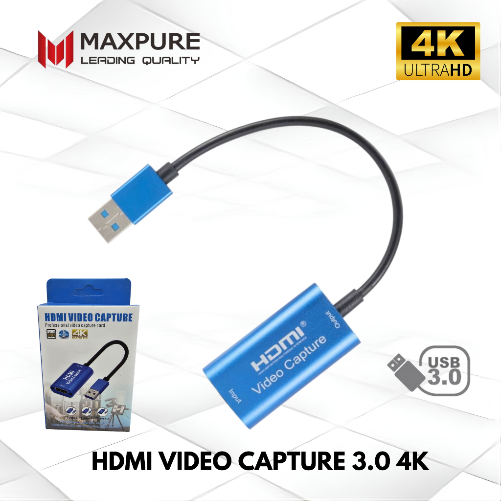 Jual USB 3.0 HDMI VIDEO CAPTURE STICK 4K 1080P WITH CABLE | Shopee ...