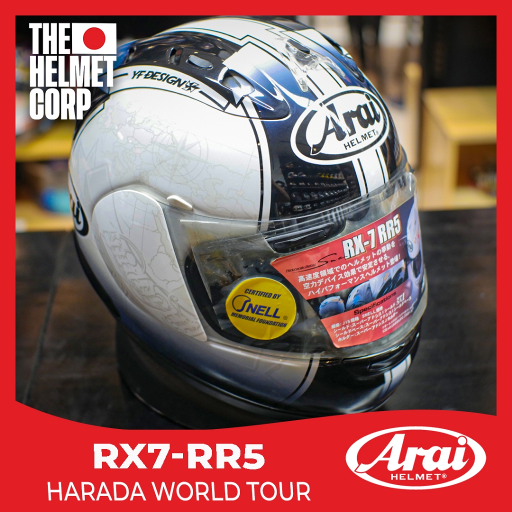 Jual HELM RX7-RR5 HARADA WORLD TOUR RX7-RR5 FULLFACE HELMET RX7-RR5 ...