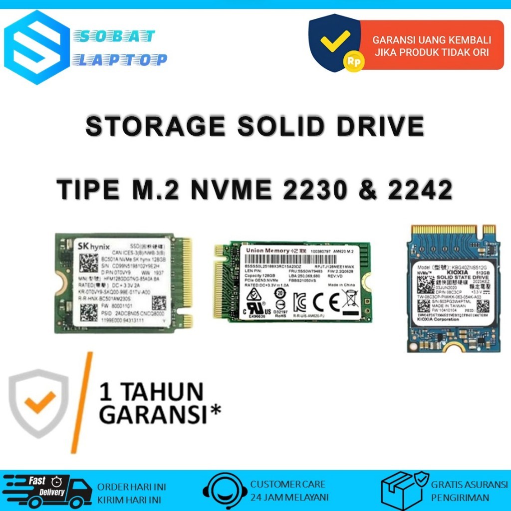 Jual Ssd Solid State Drive Laptop 256GB M.2 NVME PCIE 2242 | 2230 ...