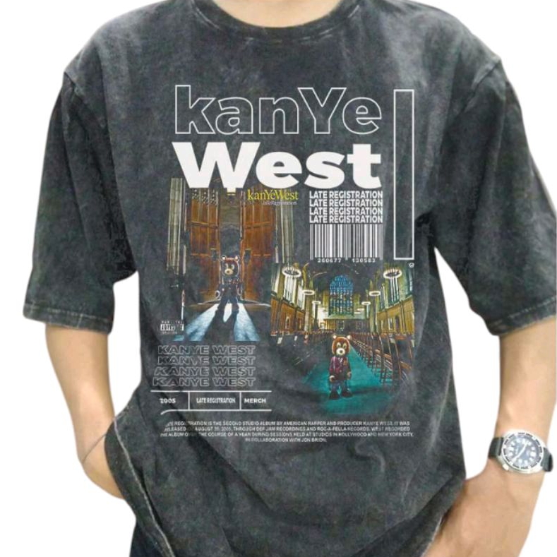 T-shirt Vintage Kanye West Late Registration - Taille XL - Occasion En Très Bon état