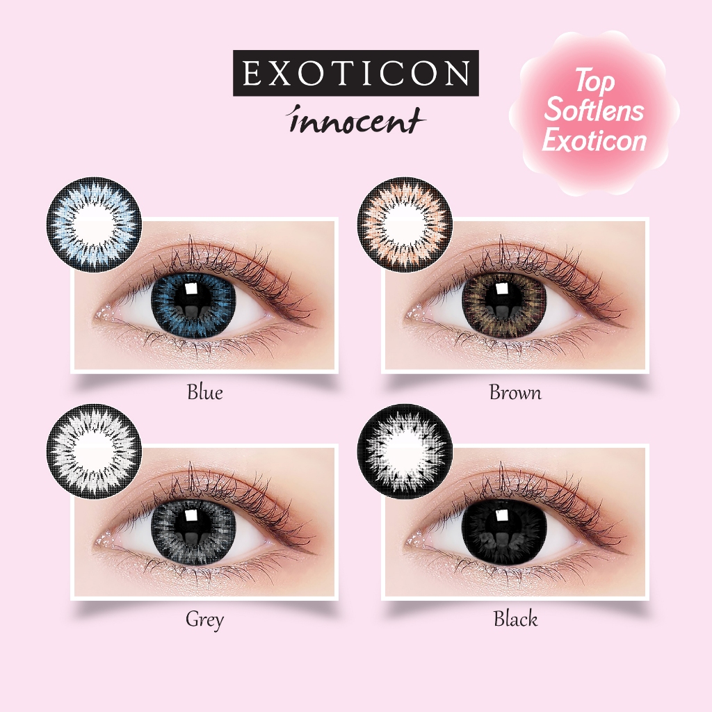 Jual Softlens X2 INNOCENT | NEW INNOCENT Big Eyes Dia. 16.00mm Polyhema ...