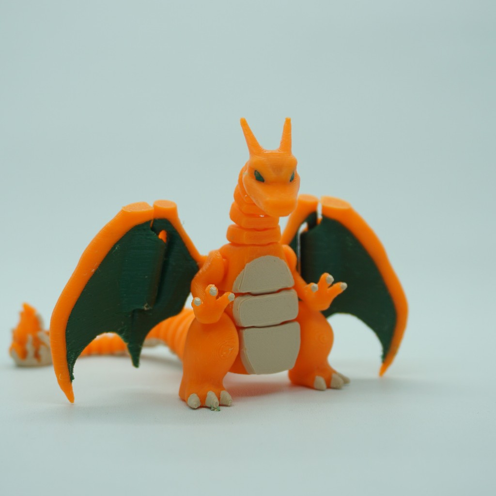 Jual 3D Print Articulated Charizard Keychain / Gantungan Kunci Karakter ...