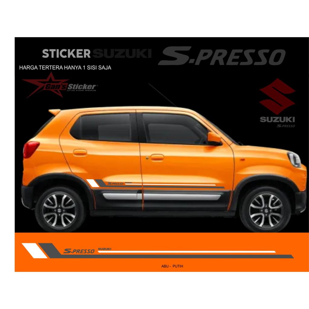 Jual STICKER SUZUKI SPRESSO STICKER PINTU SAMPING SUZUKI SPRESSO ...
