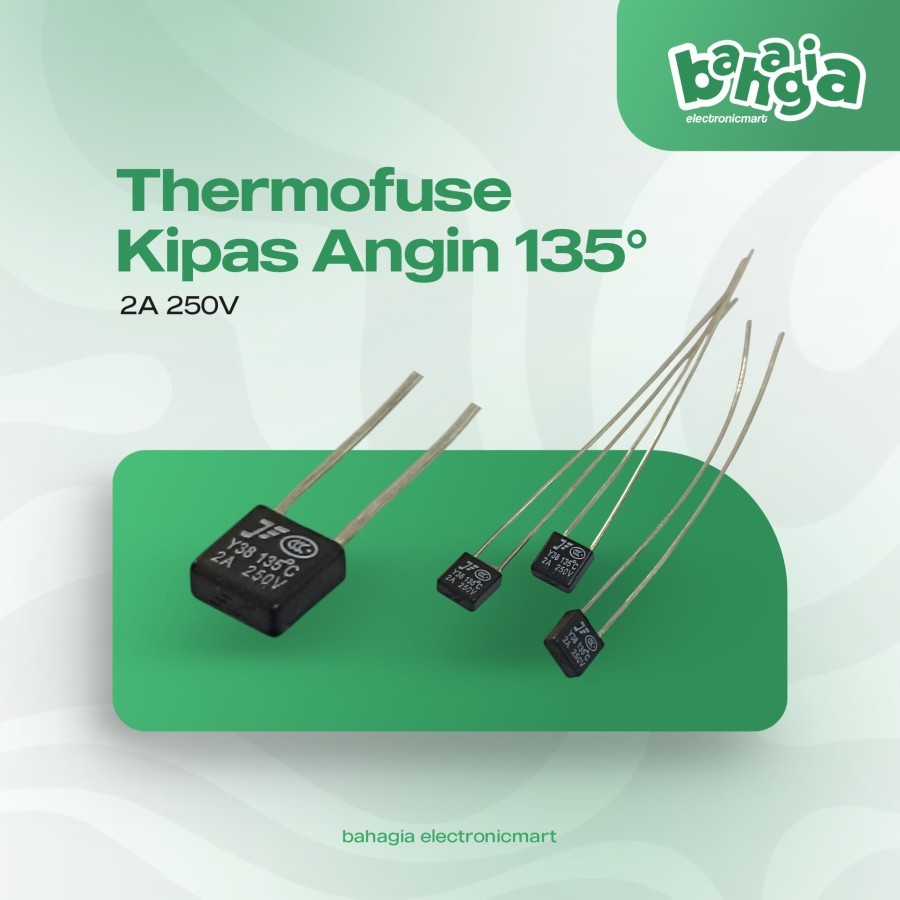 Jual Termofuse thermalfuse thermofuse thermal fuse kipas angin 2a 135c ...