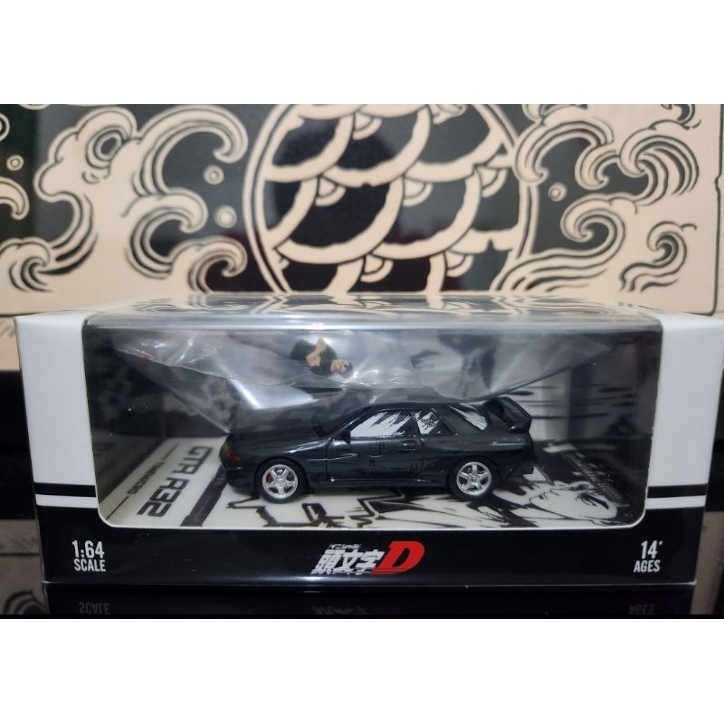 Jual Time Micro Initial D Nissan Skyline GT-R R32 with figure | Shopee ...