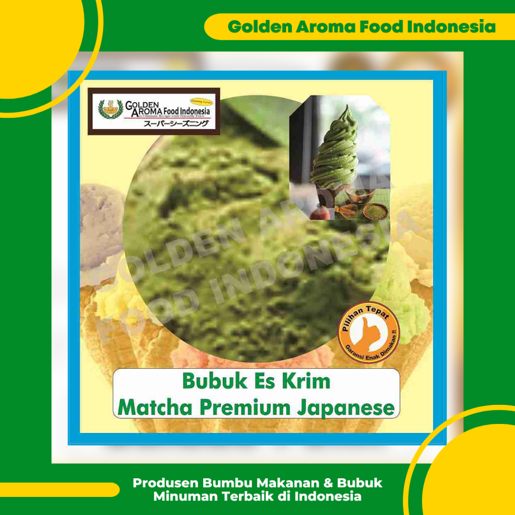 Jual Bubuk Es Krim Rasa Matcha Premium Japanese 1Kg . Serbuk Ice Cream ...
