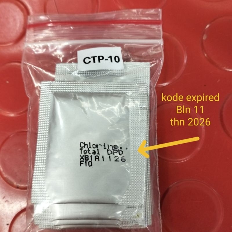 Jual Total Chlorine DPD Powder CTP-10 Lutron | Shopee Indonesia