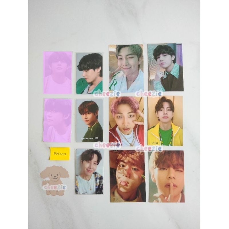 Jual PHOTOCARD PC MPC BTS TAEHYUNG V JIN NAMJOON RM SOWOOZOO PAJAMA ...