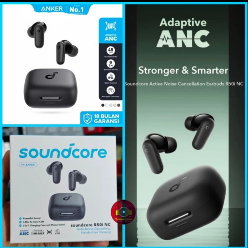 Jual TWS Anker Soundcore R50i NC A3959 R50iNC Earphone Earbuds ...