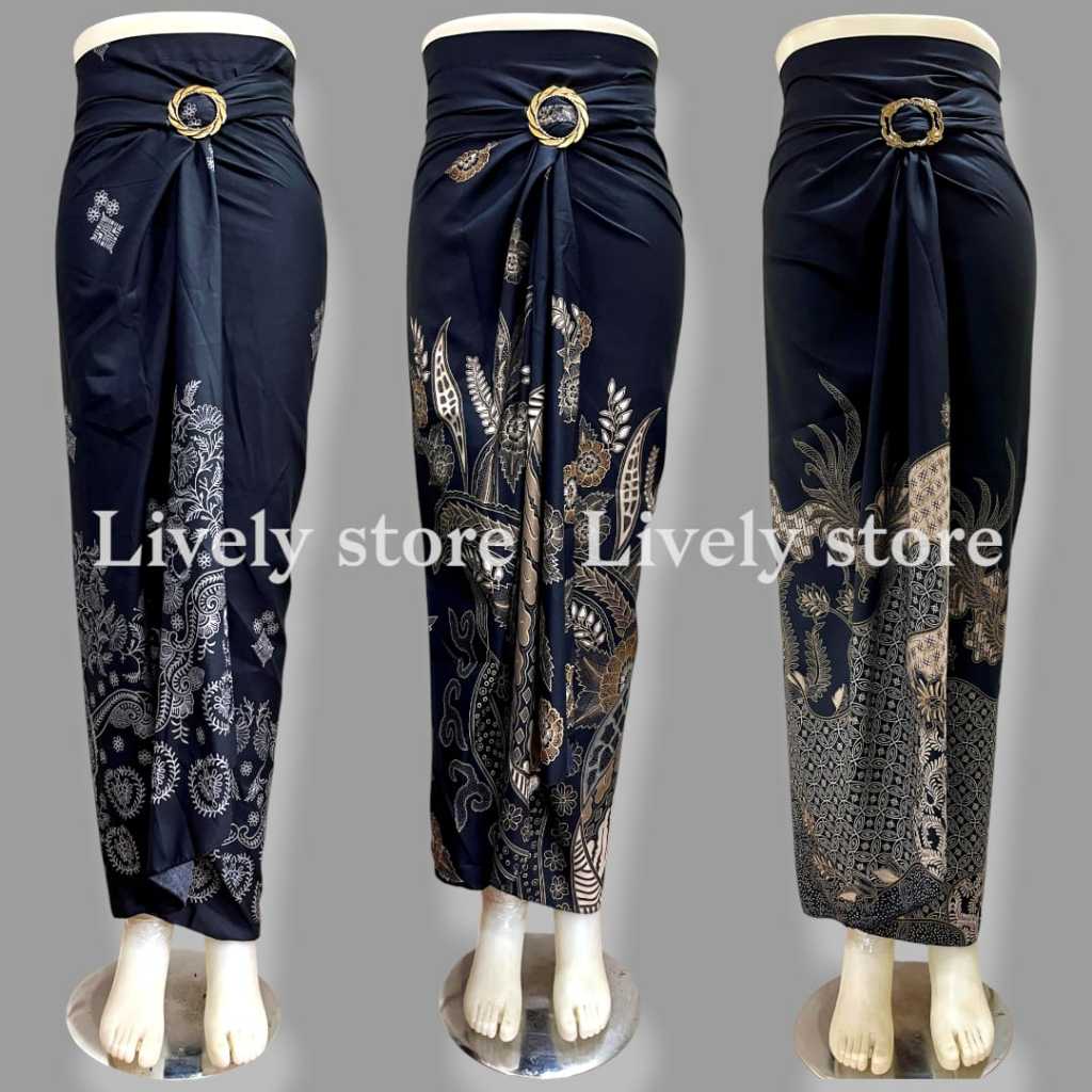 Jual Rok lilit batik motif modern kain batik terbaru rok kondangan Rok ...
