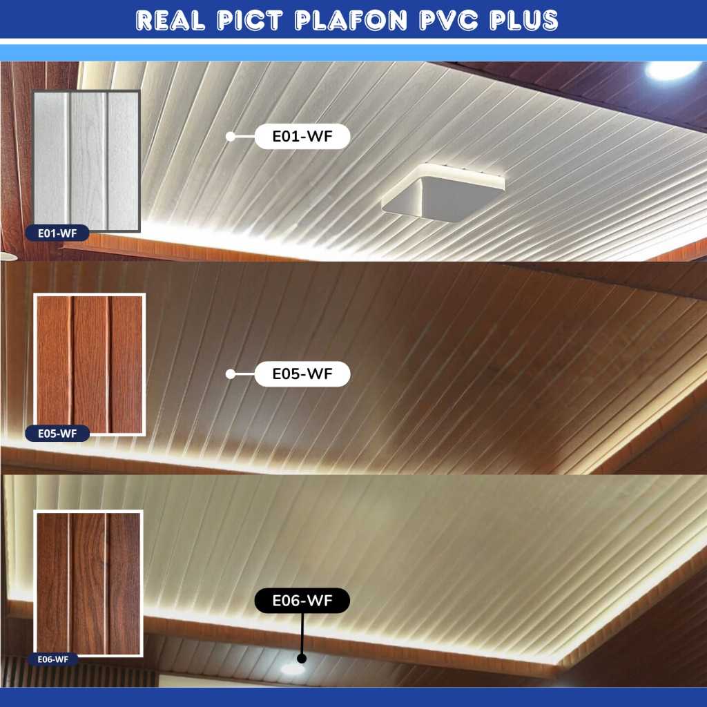 Jual Plafon PVC Premium Plus ukuran 25CM // MOTIF DOFF ELEGAN DAN ...