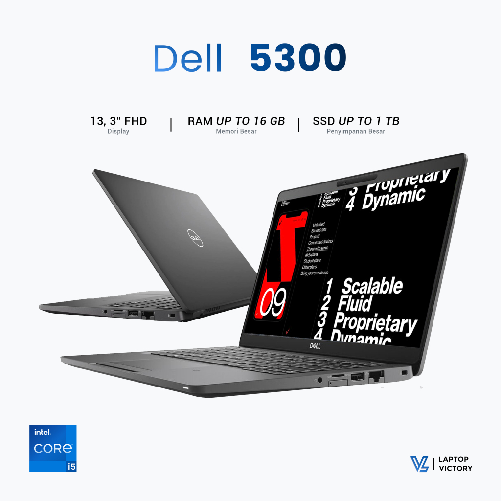 Jual Dell Latitude 5300 Core I7 Gen 8 I Ram 32 Gb Ssd 1 TB NVME I ...