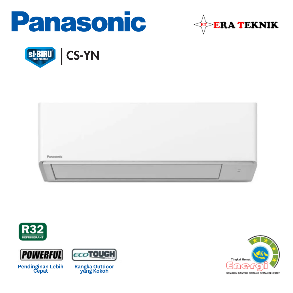 Jual AC Split Wall Panasonic 1.5PK Non Inverter CS-YN12AKJ | Shopee ...