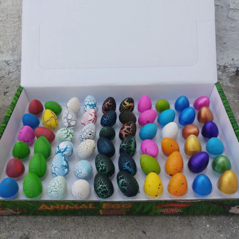 Jual mainan rendam telor dino rendam membesar / rendaman telur | Shopee ...
