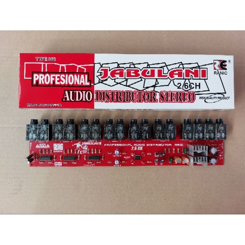 Jual Kit Audio Distributor Stereo 2 Input 6 Output | Shopee Indonesia