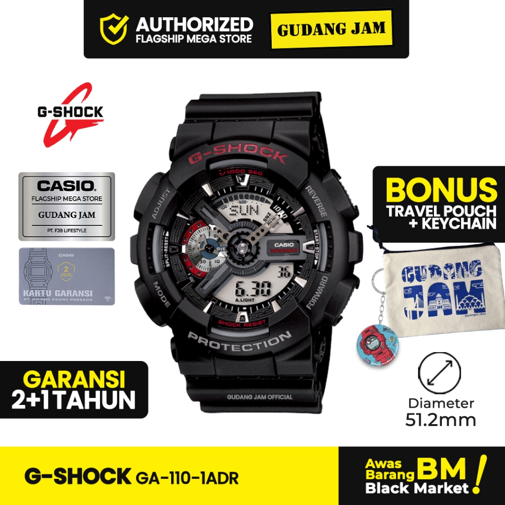 Jual Jam Tangan G-Shock GA-110-1ADR GA-110-1A GA-110 GA110 GA 110 ...