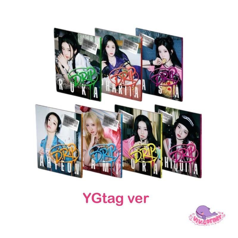 Jual BABYMONSTER Drip Album - YGtag ver - Ruka, Pharita, Asa, Ahyeon ...