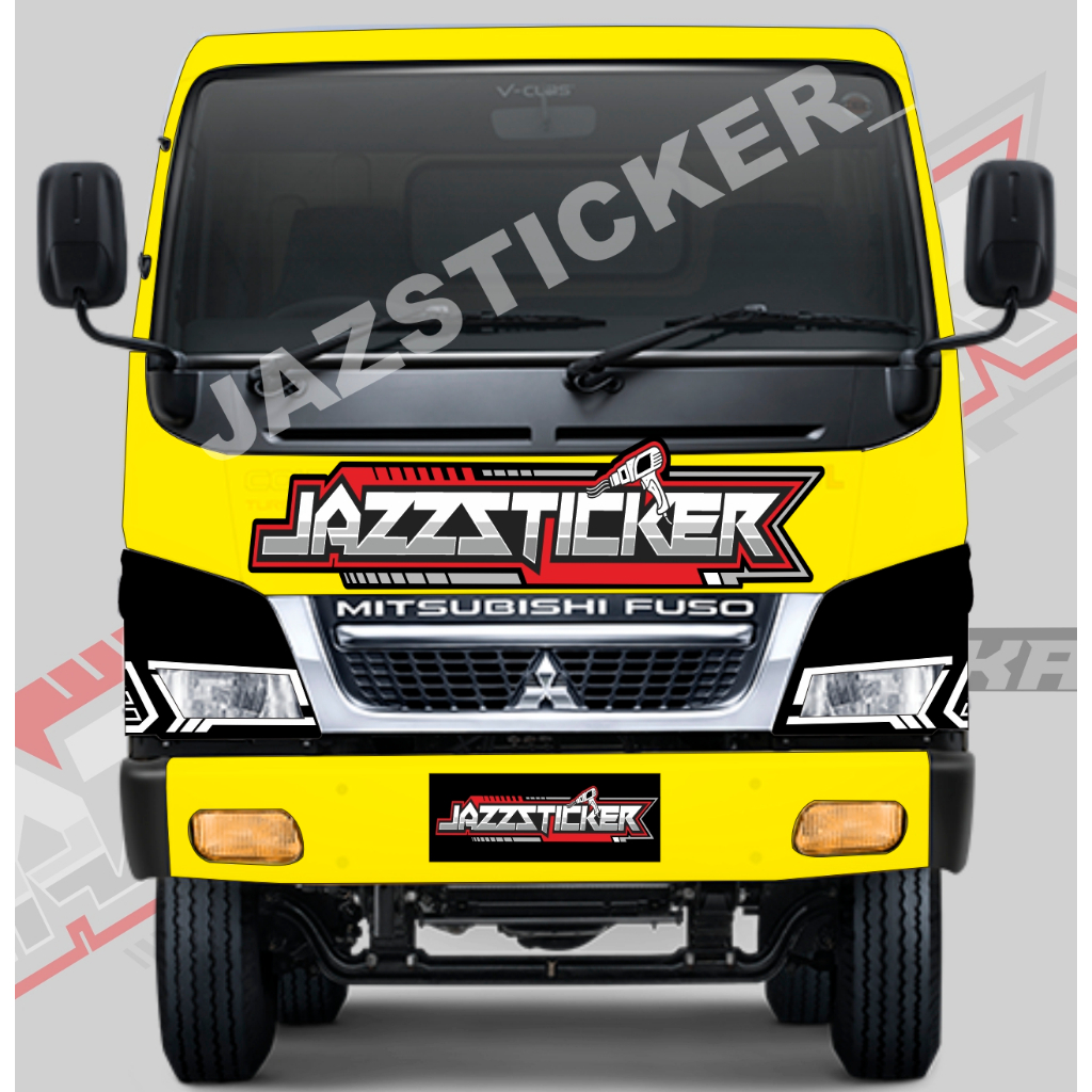 Jual PROMO STICKER LAMPU DEPAN CANTER / CANTER / STICKER TRUCK / TRUCK ...