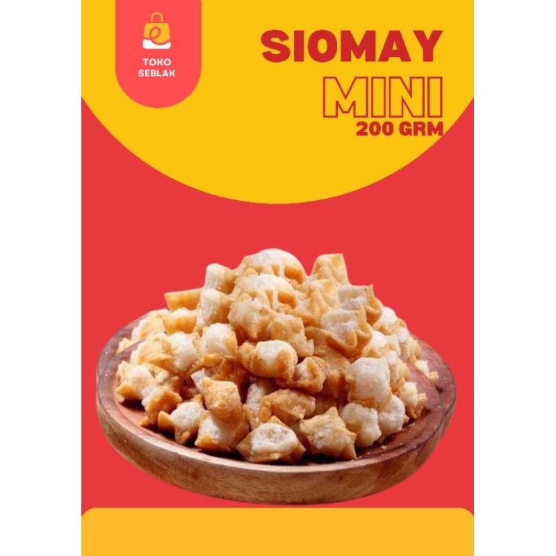 Jual toko seblak siomay mini 200gr/siomay mini kering 200gr | Shopee ...