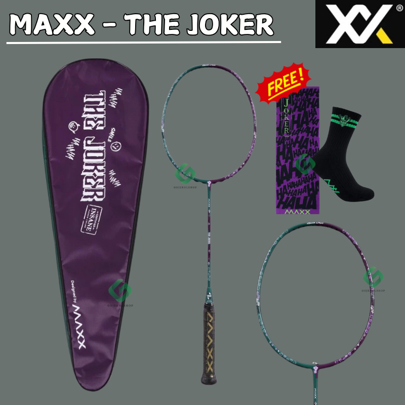 Jual MAXX RAKET BADMINTON OLAHRAGA THE JOKER GREEN PURPLE LIMITED ...