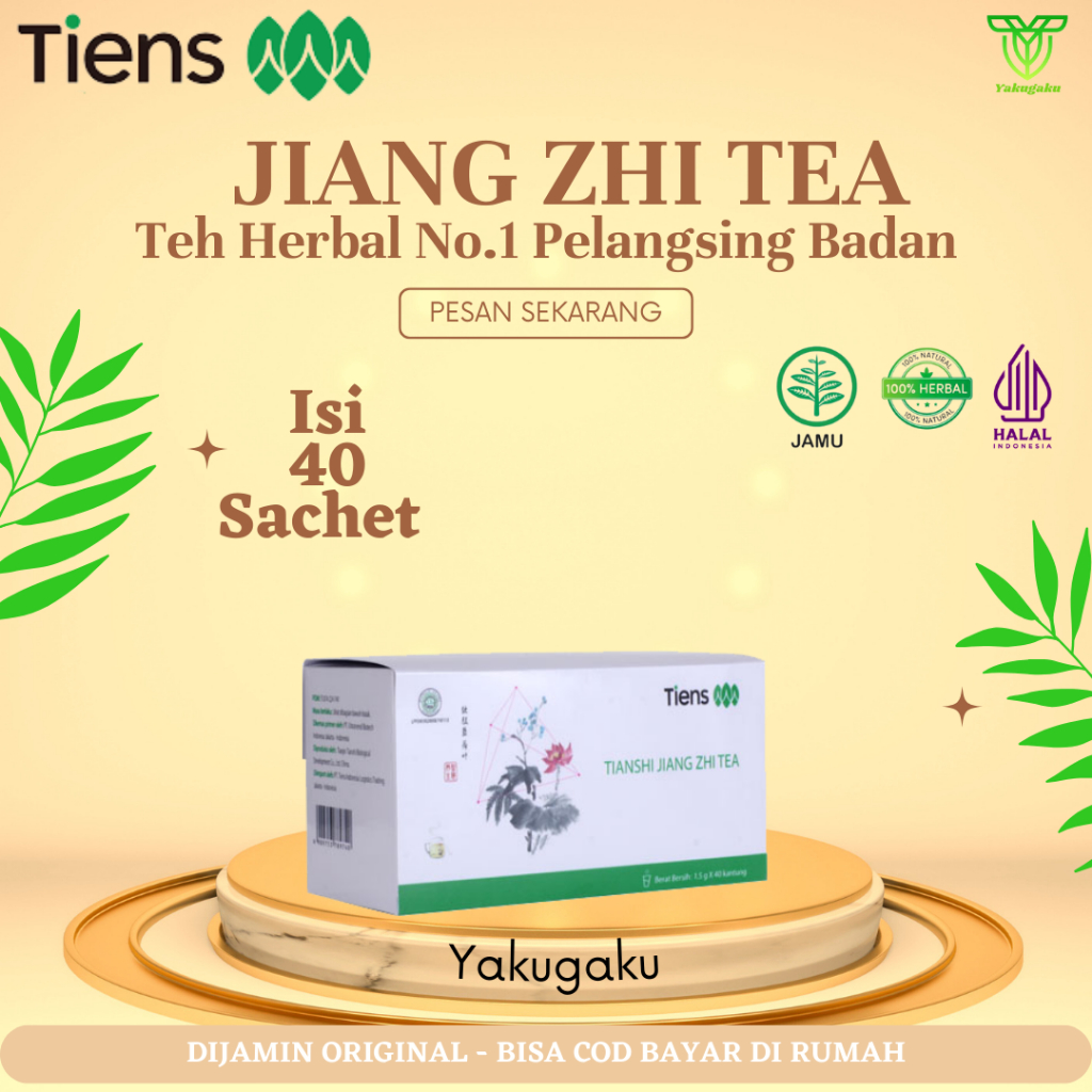 Jual TEH PELANGSING BADAN Jiang Zhi Tea Tiens / teh diet dan detox ...
