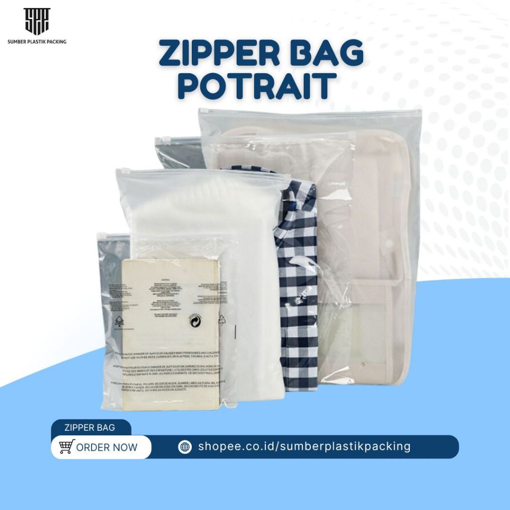 Jual ZipperLock Zipperbag Storage Bag Travel Pouch Serbaguna Tempat ...
