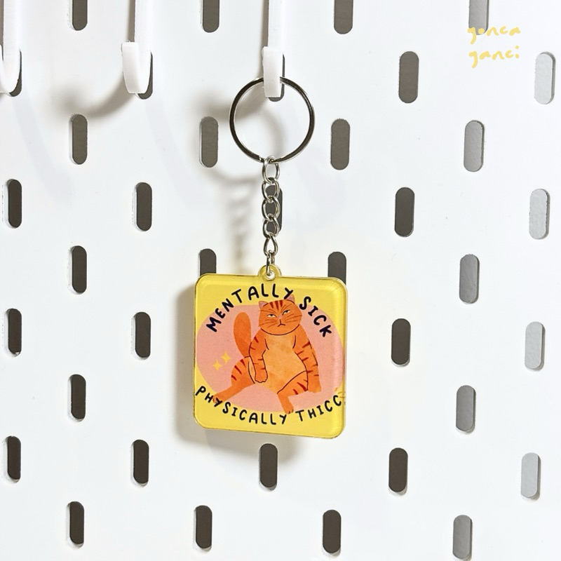 Jual Gonca Ganci Acrylic Keychain | Gantungan Kunci Akrilik - Mentally ...