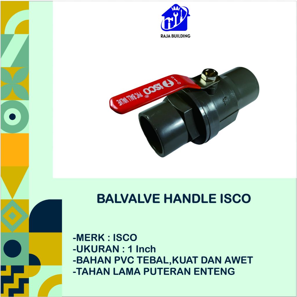Jual Balvalve Handle 1 Inch Isco/ Stop Kran | Shopee Indonesia