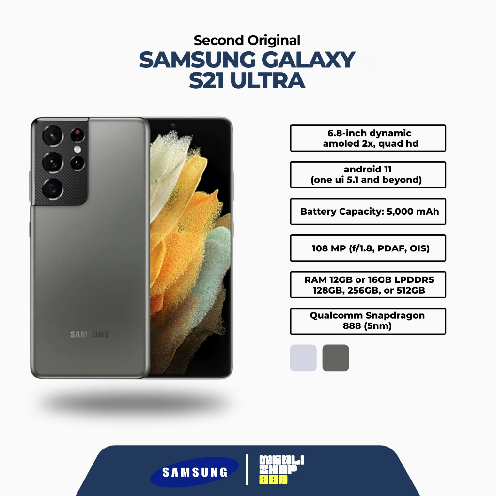 Samsung Galaxy S21 Ultra 5G SECOND ORIGINAL