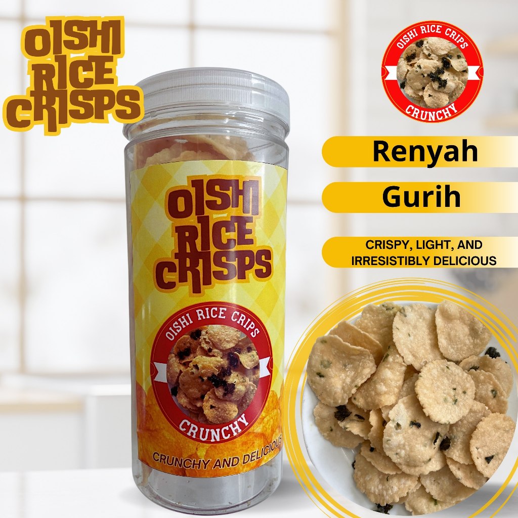 Jual Katsuyama Oishi Rice Crips KRipik Tepung Beras Cemilan Gurih Khas ...