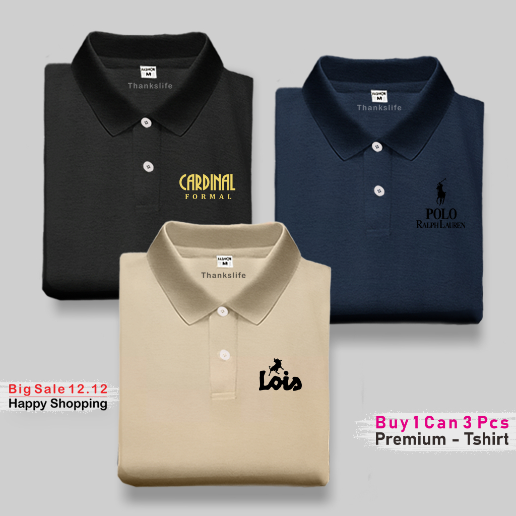 Beli 1 Dapat 3 Pcs Kaos Kerah Polo | Kardinal Loiz Distro Lengan Pendek - foto 5