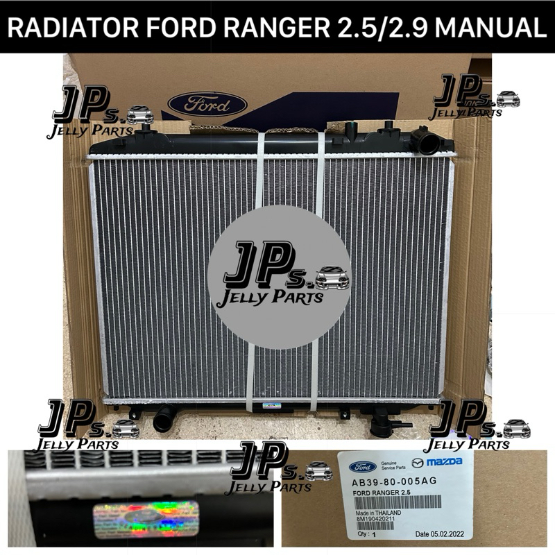 Jual RADIATOR ASSY FORD RANGER 2.5/2.9 MANUAL ASLI ORIGINAL DENSO ...
