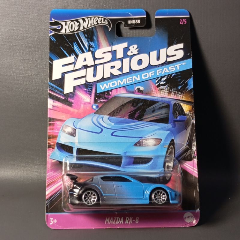 Jual Hot wheels Fast & Furious mazda RX8 women of fast ( Base besi ...