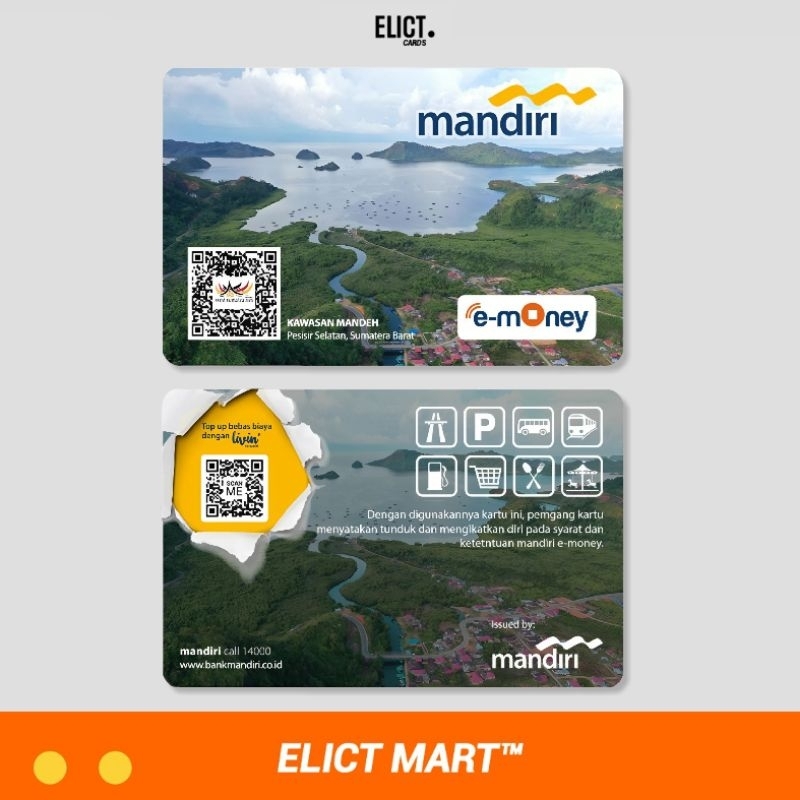 Jual Kartu e-Money Mandiri edisi Kawasan Mandeh | Kartu Elektronik ...