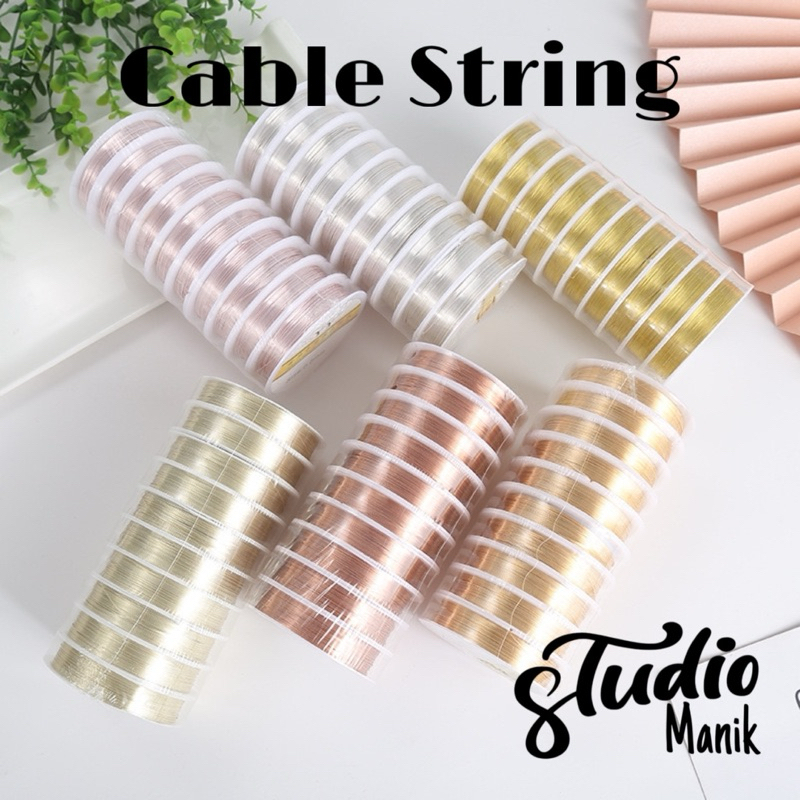 Jual Kabel String 0.35 Kawat Tembaga Lentur (1 ROLL) | Shopee Indonesia