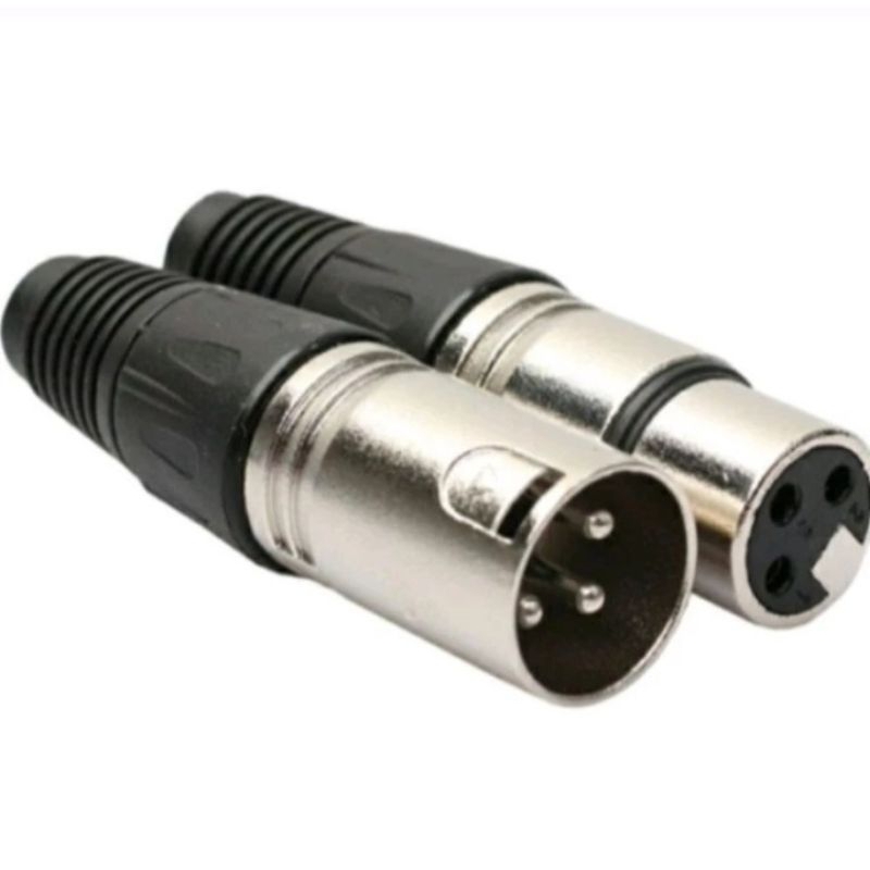 Jual Jek Jack Canon LIDGE Original Male Female / XLR Cable Connector ...