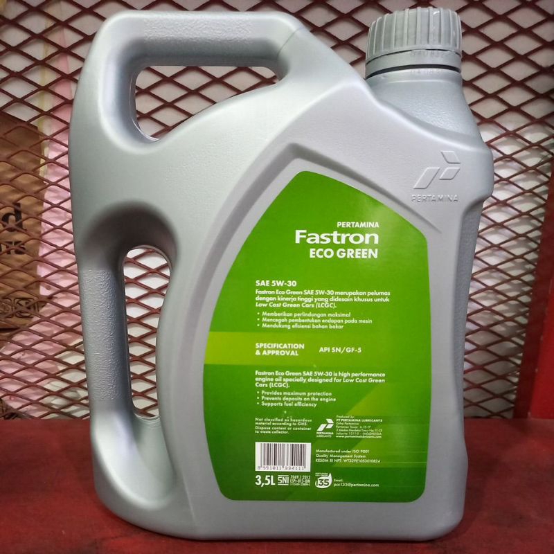 Jual Fastron Ecogreen 5W-30 3.5L | Shopee Indonesia