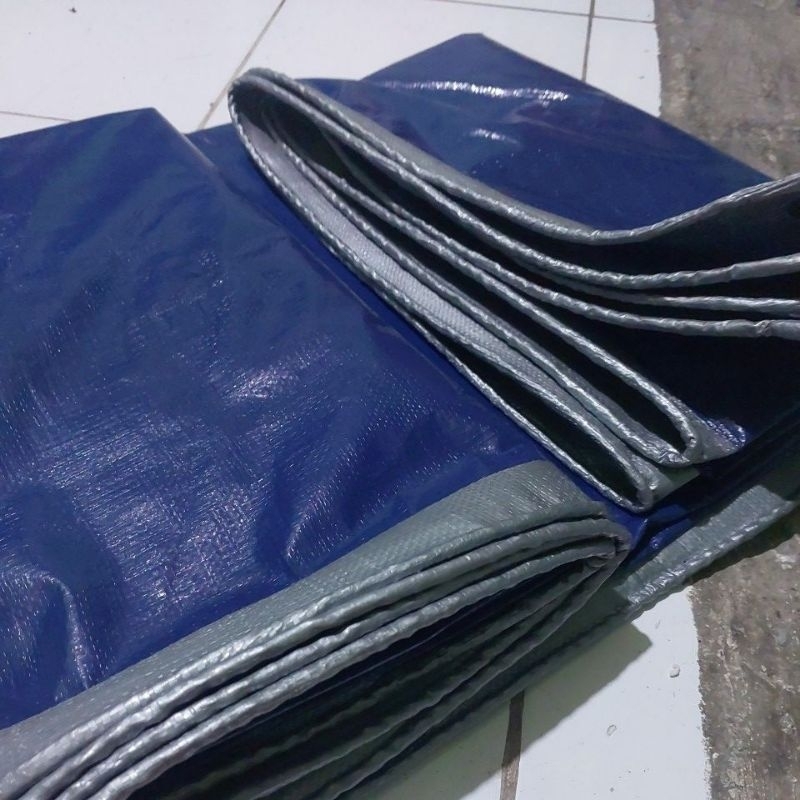 Jual Terpal Lembaran Super Biru Silver 3x5 Ukuran merek buchon hit ...